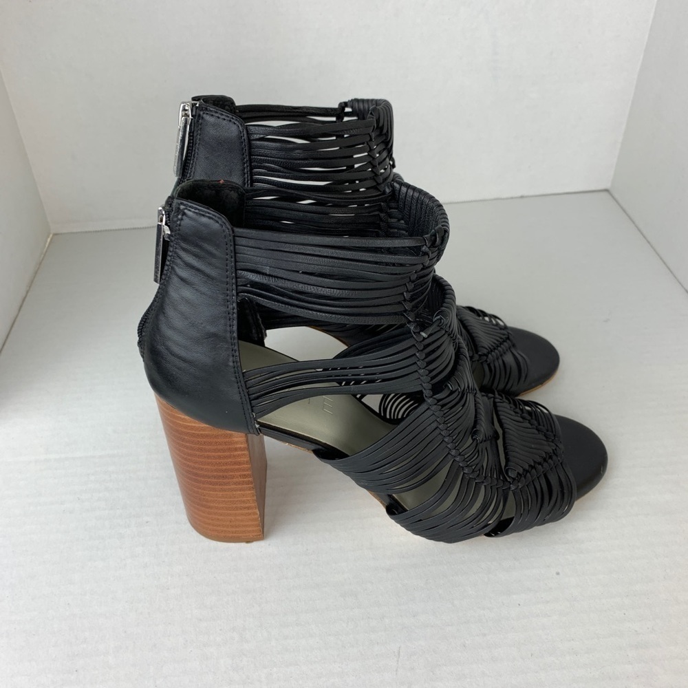 1. State Black Kenton Caged Sandal Booties Size 10 - Picture 2 of 6